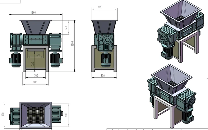 The Latest Dual-Shaft Shredder The Latest Dual-Shaft Shredder